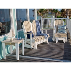 LuxCraft Adirondack Glider Patio Set - LC-ADIRONDACK-SET22