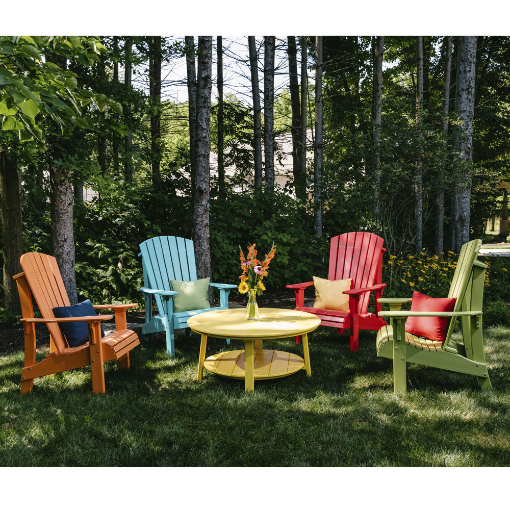 Luxcraft Royal Adirondack Lounge Chair Set For 4 Lc Adirondack Set6