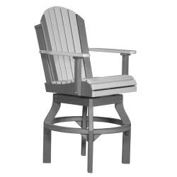 LuxCraft Adirondack Bar Swivel Chair - PASCB