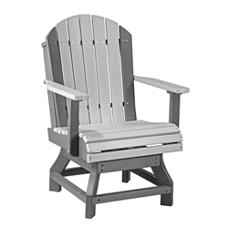 LuxCraft Adirondack Dining Swivel Chair - PASCD