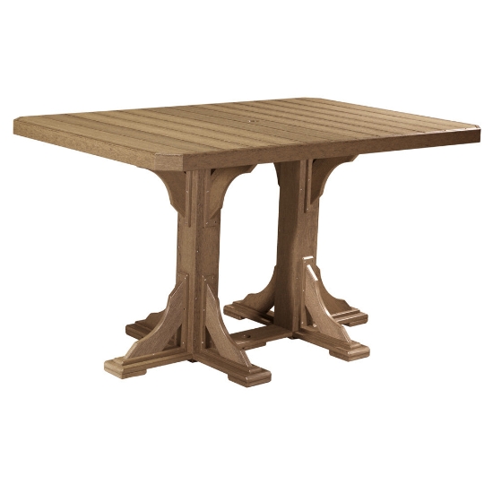 LuxCraft 4x6' Rectangular Bar Table - P46RTB