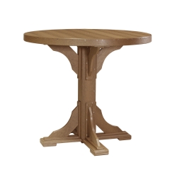 LuxCraft 4 Round Bar Table - P4RTB