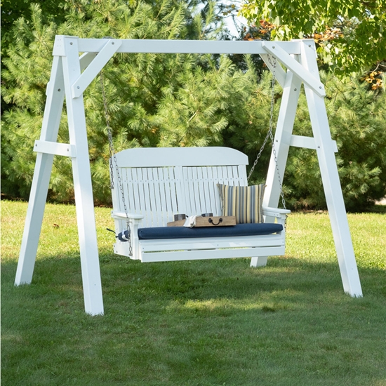 American made outdoor swing
