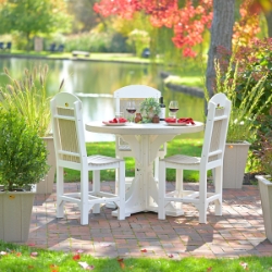LuxCraft Classic Counter Height Dining Set for 3 - LC-CLASSIC-SET35