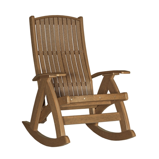 Traditional style outdoor rocker