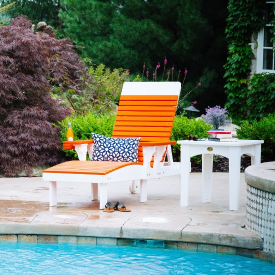 Rust proof outdoor pool furniture