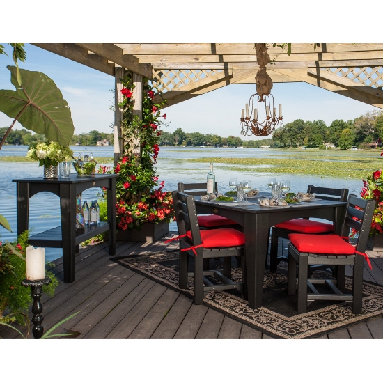 outdoor dinner party furniture