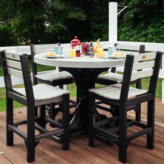 American made faux wood dining table
