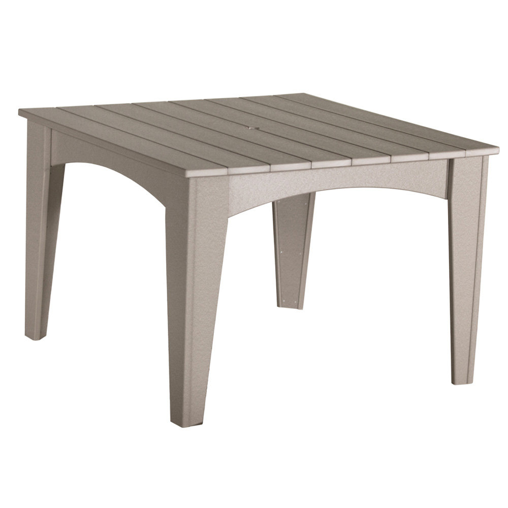 LuxCraft 44" Square Island Dining Table - IDT44S