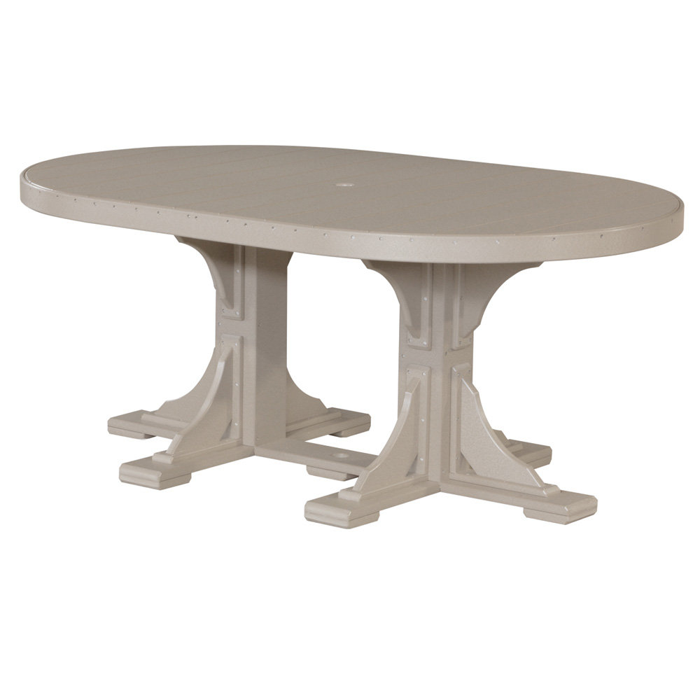 LuxCraft 4x6' Oval Dining Table - P46OTD