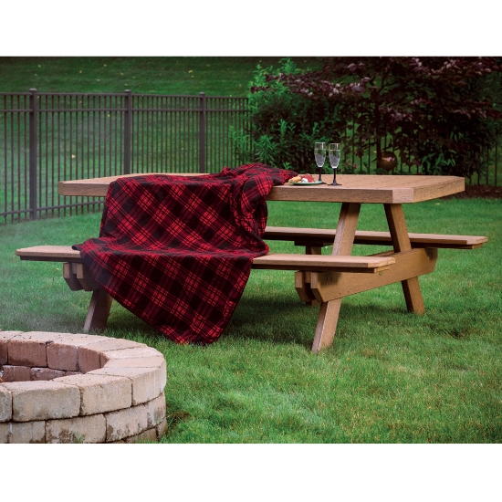Durable polymer commercial furniture
