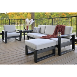 LuxCraft Lanai Sofa and Lounge Chair Patio Set