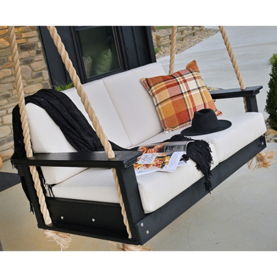 Lanai Deep Seating Loveseat Swing side