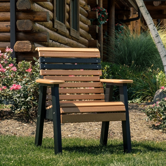 Luxcraft 2' Plain Benches cedar black