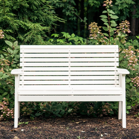 custom color outdoor bench