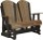 Antique Mahogany & Black - Premium Woodgrain
