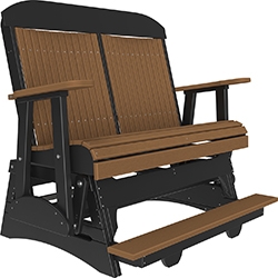 Antique Mahogany & Black - Premium Woodgrain