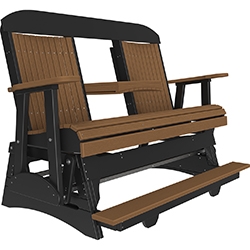 Antique Mahogany & Black - Premium Woodgrain