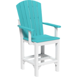 LuxCraft Adirondack Counter Arm Chair - AACC