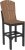 Antique Mahogany & Black - Premium Woodgrain