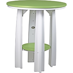 Lime Green & White