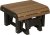 Antique Mahogany & Black - Premium Woodgrain