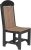Antique Mahogany & Black - Premium Woodgrain