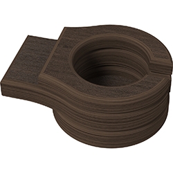 Brazilian Walnut & Black