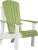 Lime Green & White