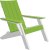 Lime Green & White