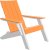 Tangerine & White