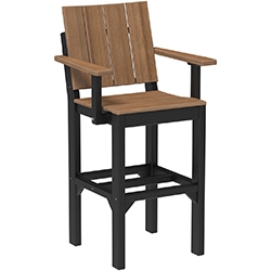 Antique Mahogany & Black - Premium Woodgrain