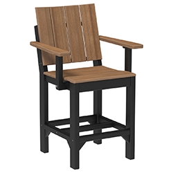 Antique Mahogany & Black - Premium Woodgrain