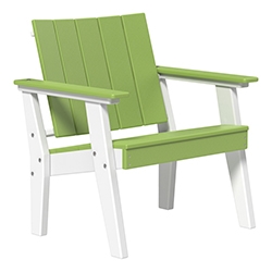 Lime Green & White
