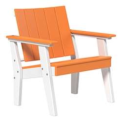Tangerine & White