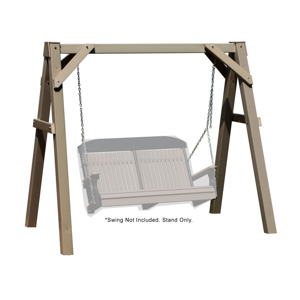 LuxCraft A-Frame Vinyl Swing Stand - Clay - VAFC