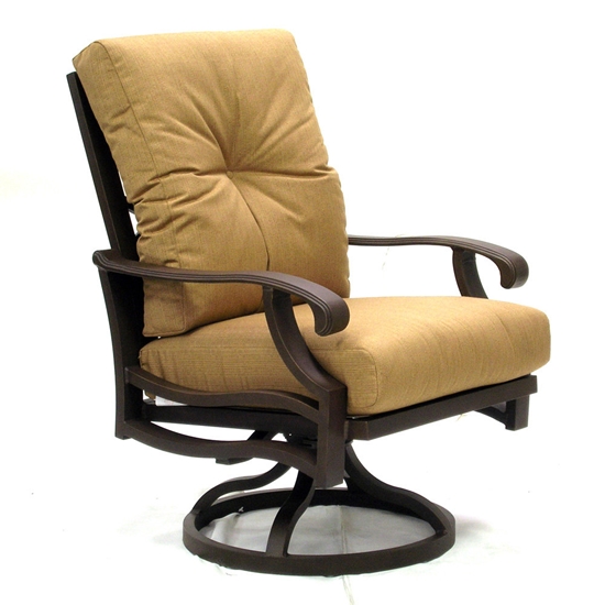 Mallin Anthem Swivel Rocking Dining Arm Chair - AN-560