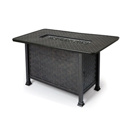 Mallin Cambria 58" x 35" Rectangular Counter Height Fire Table - 9000 Cast Top - MF265-9260F