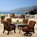 Traditional style outdoor dining chair