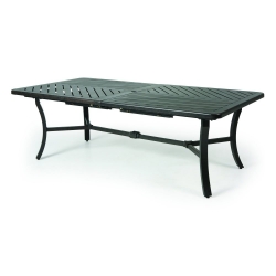 Mallin Fulton Rectangular Extension Umbrella Table - 86" to 128" - F-820U