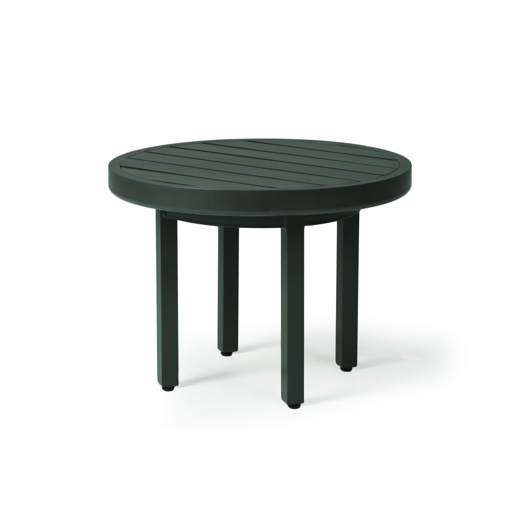 Aluminum outdoor end table