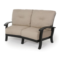 Mallin Georgetown Cushion Crescent Love Seat - GT-492