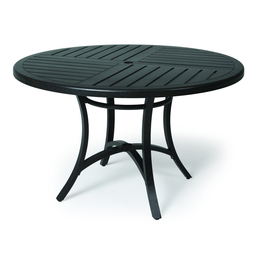 slat top dining table