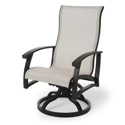Mallin Georgetown Sling Swivel Rocking Dining Arm Chair - GT-163