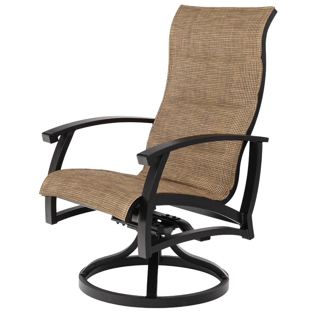 Mallin Georgetown Padded Sling Swivel Rocking Dining Chair - GT-363