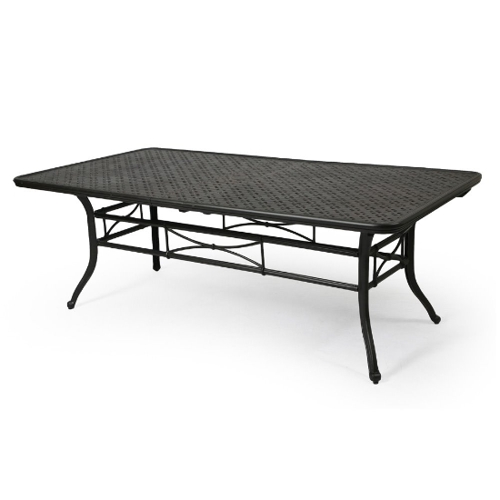 Mallin Napa Rectangular Extension Umbrella Dining Table - 86" to 128" - 9-820U