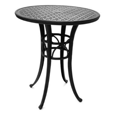 Mallin Napa 36" Round Counter Height Umbrella Table - 9-D036U