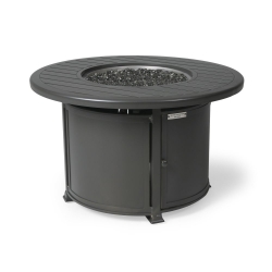 Mallin Paso Robas 42" Round Chat Height Fire Table - F Slat Table - LF042S-F042F