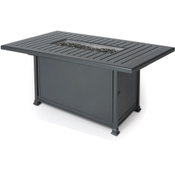 Mallin Paso Robas 72" x 40" Rectangular Counter Height Fire Table - F Slat Table - LF265-F270FS