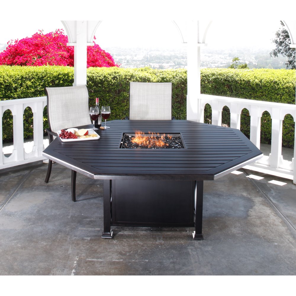 rust proof outdoor fire table